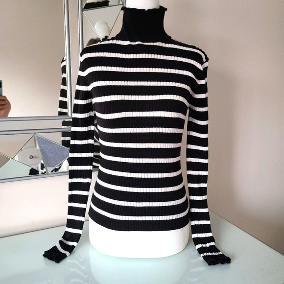 Zara Sweaters - ZARA Knit Striped Top